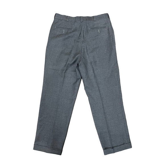 NAUTICA Men's Gray Front Pleated WOOL & CASHMERE Dress Pants Size 34X30 - Picture 11 of 11